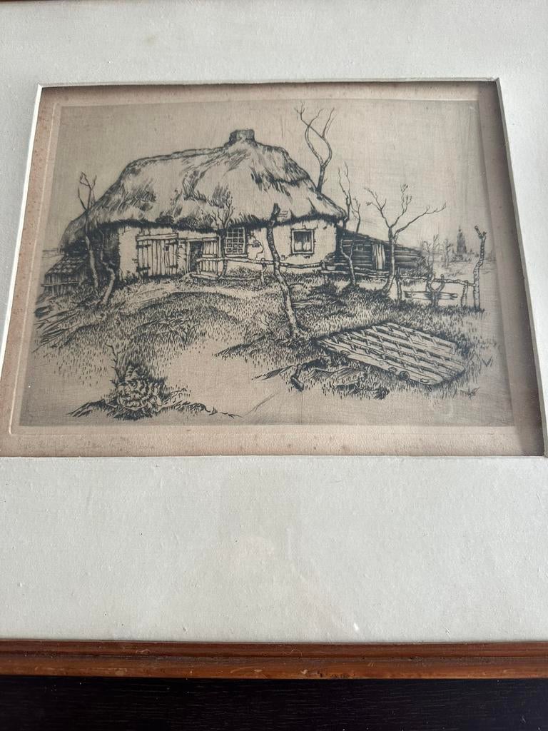 Frans Meyer, boerderij te Effen bij Breda, Ophalen of Verzenden