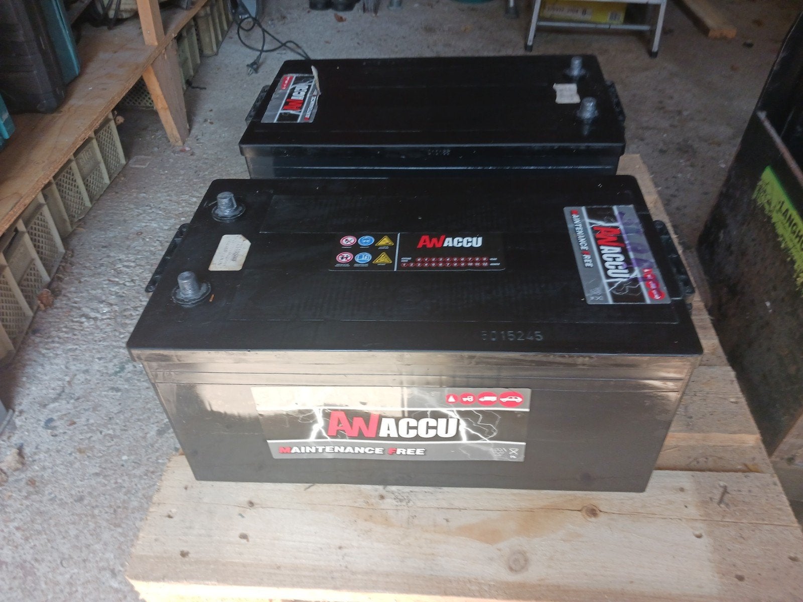 Accu 2x, Auto-onderdelen, Accu's en Toebehoren, Ophalen