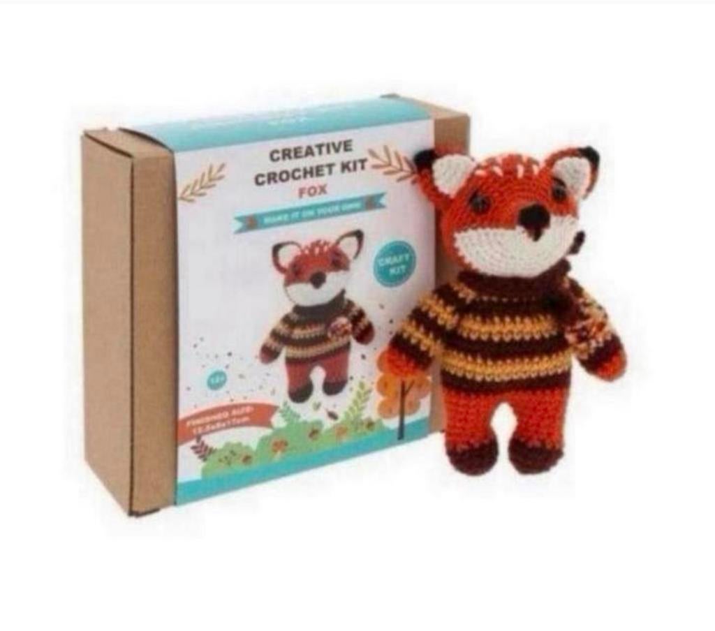 Creatieve knutselkit 12+ haken breien kind Vos Dier cadeau, Nieuw, Ophalen of Verzenden, H, H
