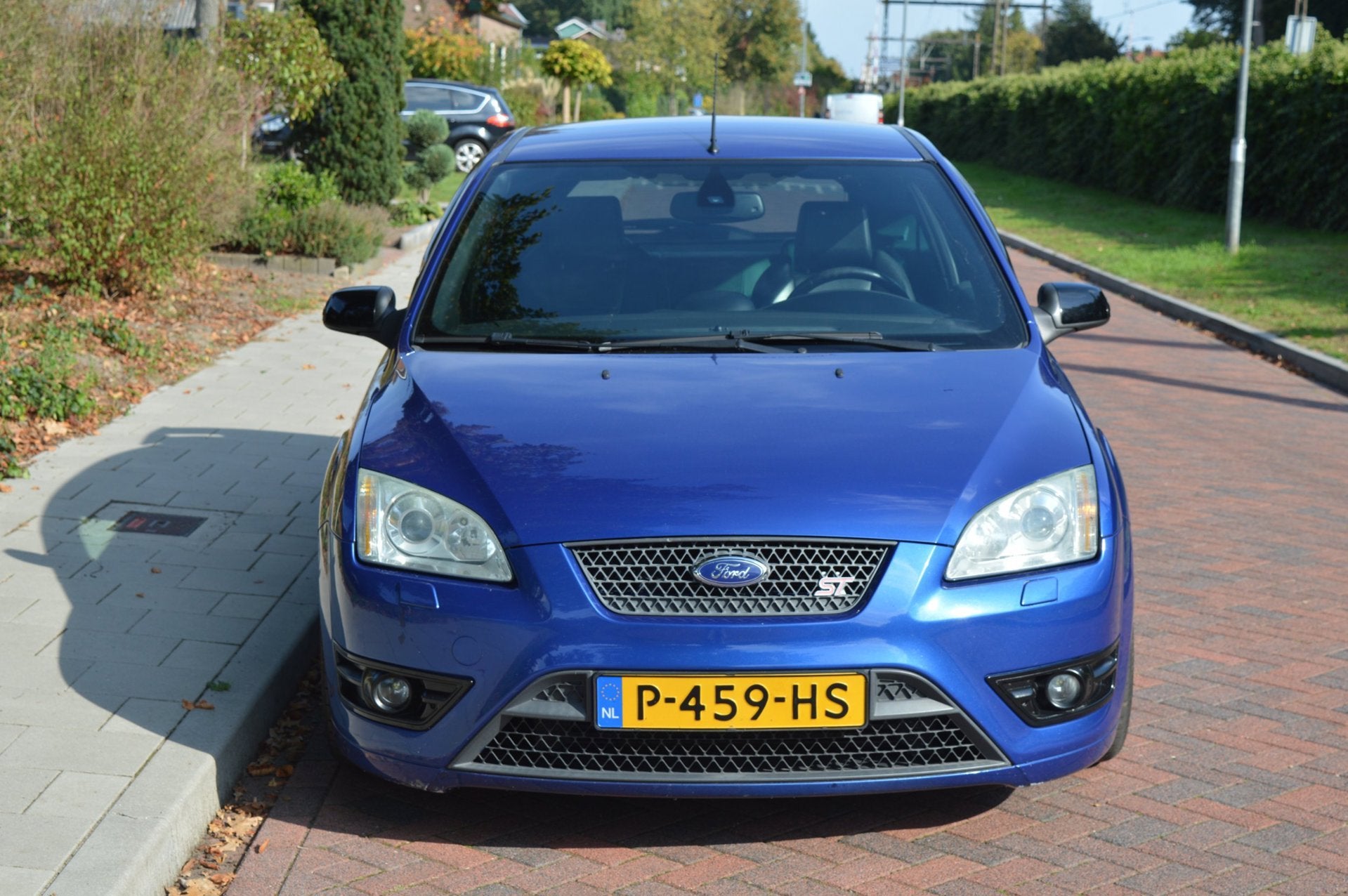 Ford Focus 2.5-20V ST Recaro super onderhouden !, Dealer onderhouden, Gebruikt, Zwart, Blauw