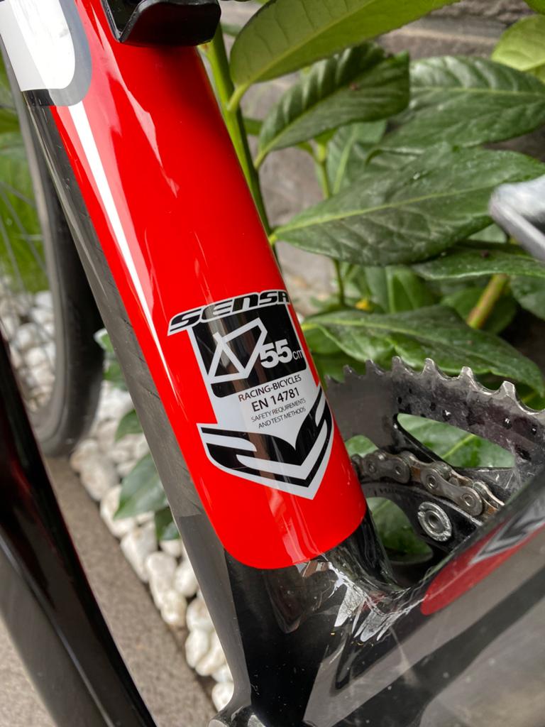 Sensa Calabria Full Carbon 55cm - Shimano Ultegra, 28 inch, Gebruikt, Aluminium, Meer dan 20 versnellingen