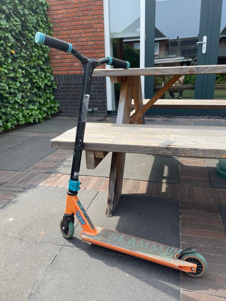 Stuntstep Slamm Scooters - Oranje/Zwart, Fietsen en Brommers, Steps, Ophalen, Gebruikt, Gewone step