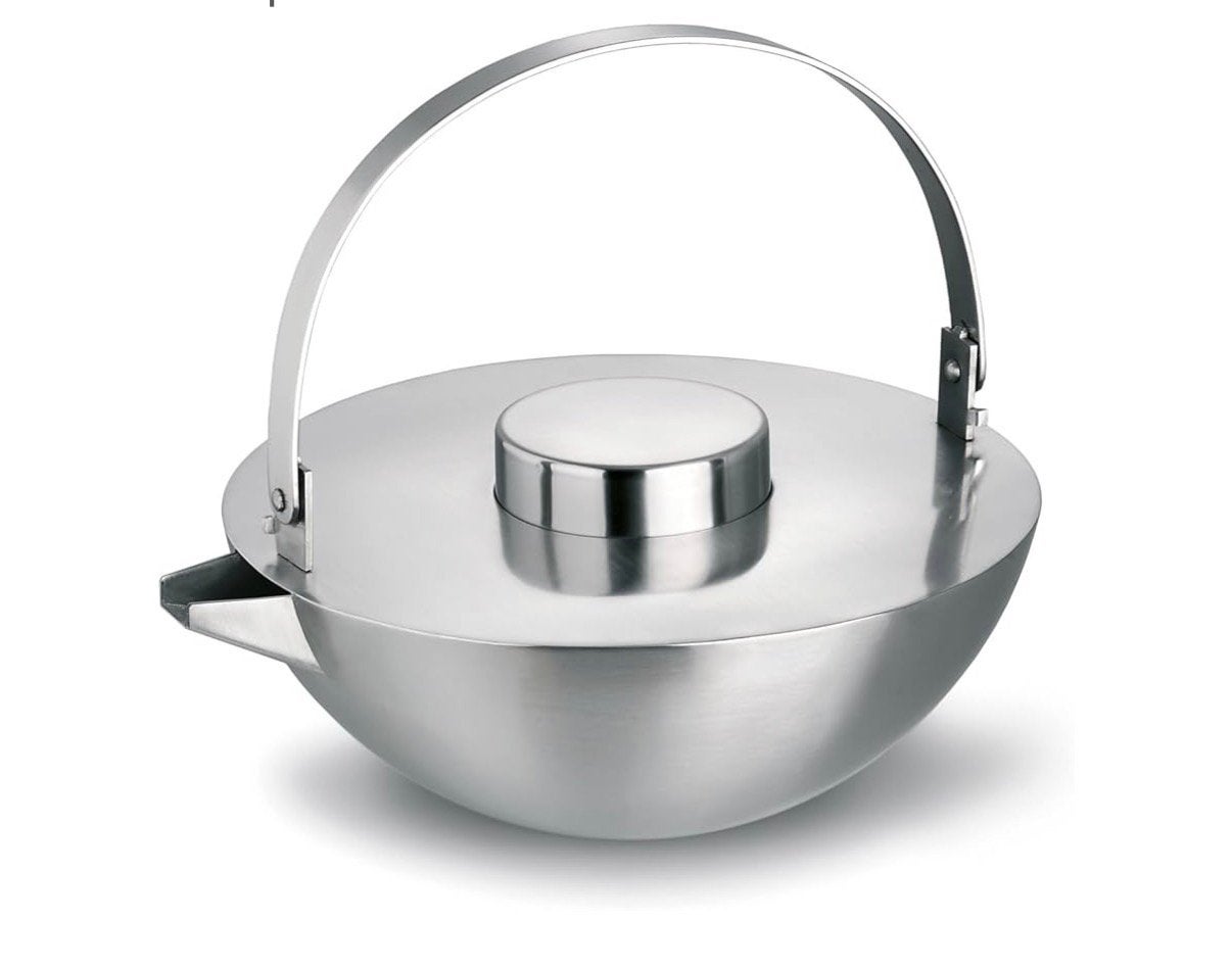 TE KOOP GEVRAAGD: theepot blomus asia, Huis en Inrichting, Keuken | Potten en Pannen, Ophalen, Gebruikt, Overige materialen, Pot, Bus of Blik