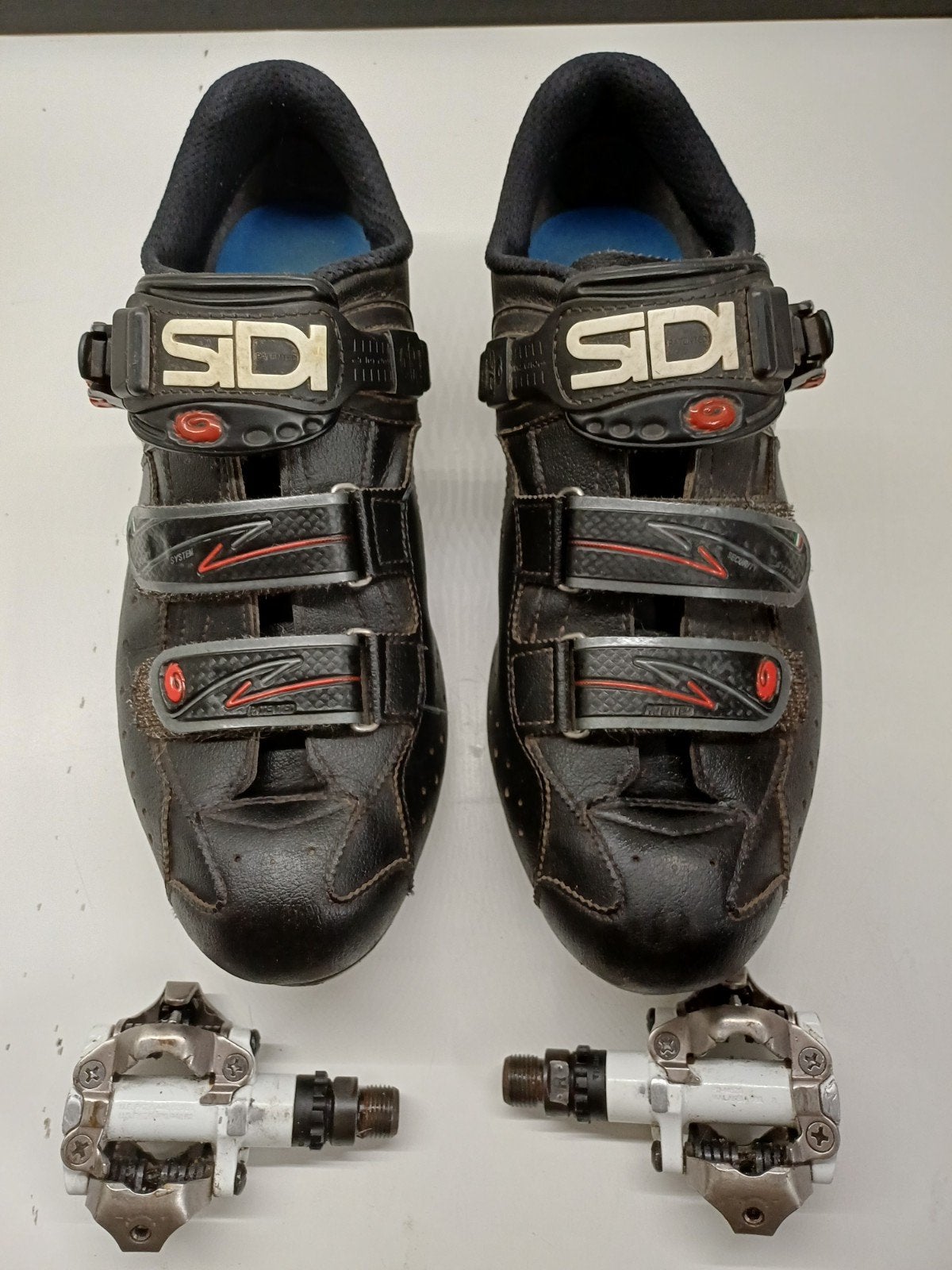 SIDI fietsschoenen maat 43 met SPD pedalen, Ophalen of Verzenden, Gebruikt, Overige maten, Schoenen