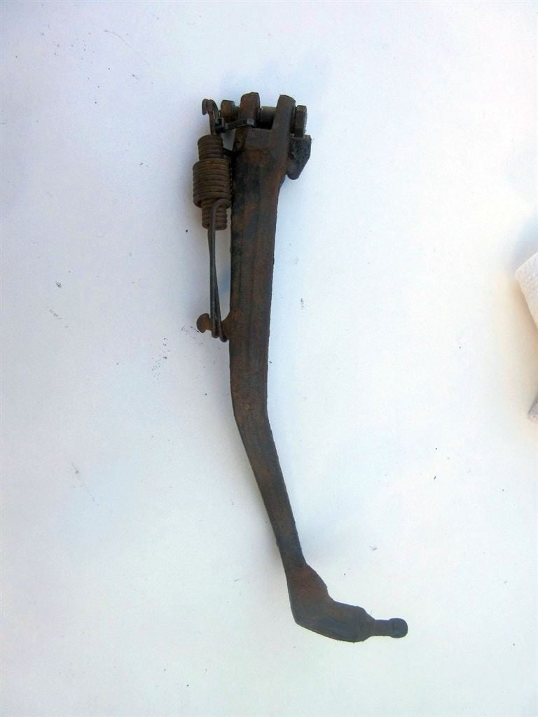 Suzuki GSX750F zijstandaard GSX 750 F jiffy zij standaard, Ophalen of Verzenden, Gebruikt