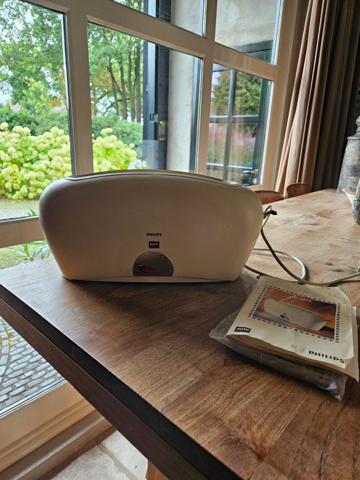 Philips Alessi broodrooster - handvat afgebroken t, Ophalen, Gebruikt