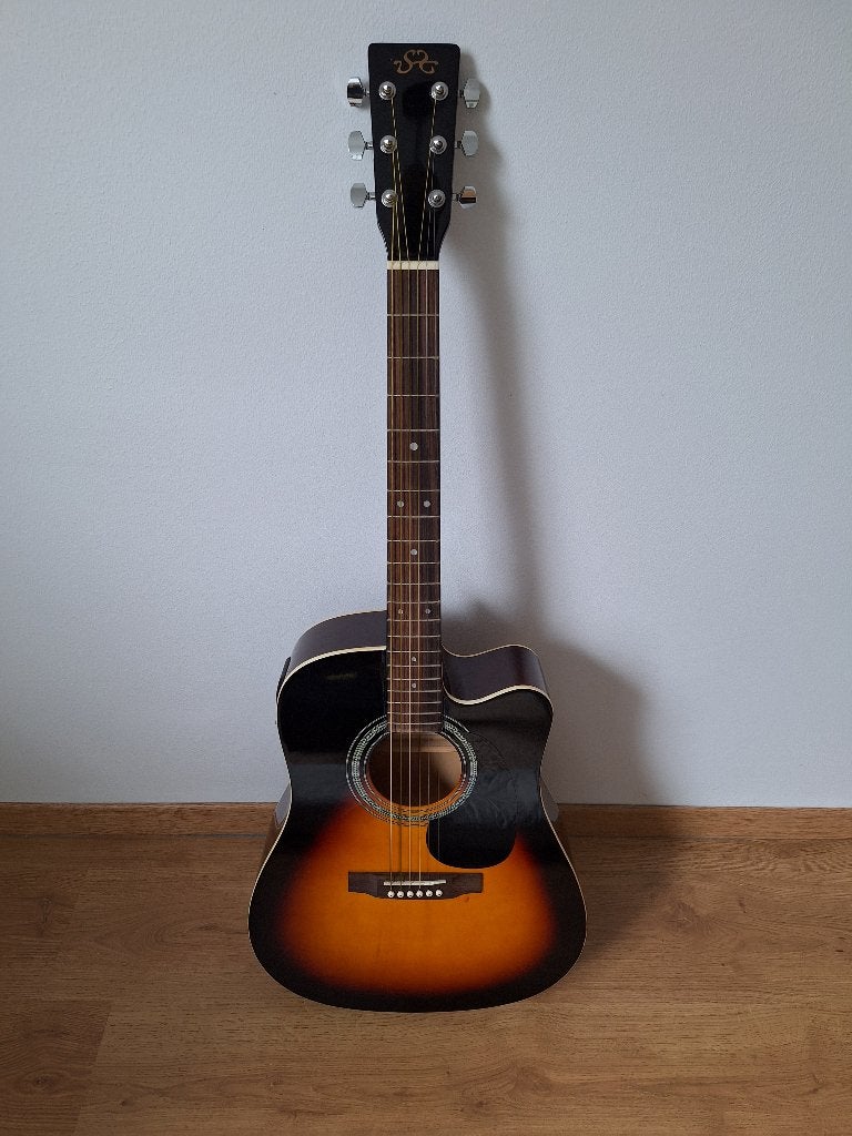Akoestische gitaar SX Guitars, Ophalen, Zo goed als nieuw, Klassieke of Spaanse gitaar, Met koffer