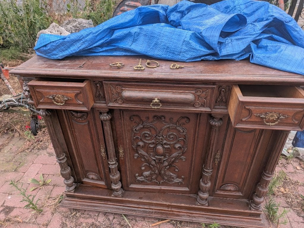 mechels dressoir, Ophalen, Gebruikt, Met deur(en), 100 tot 150 cm