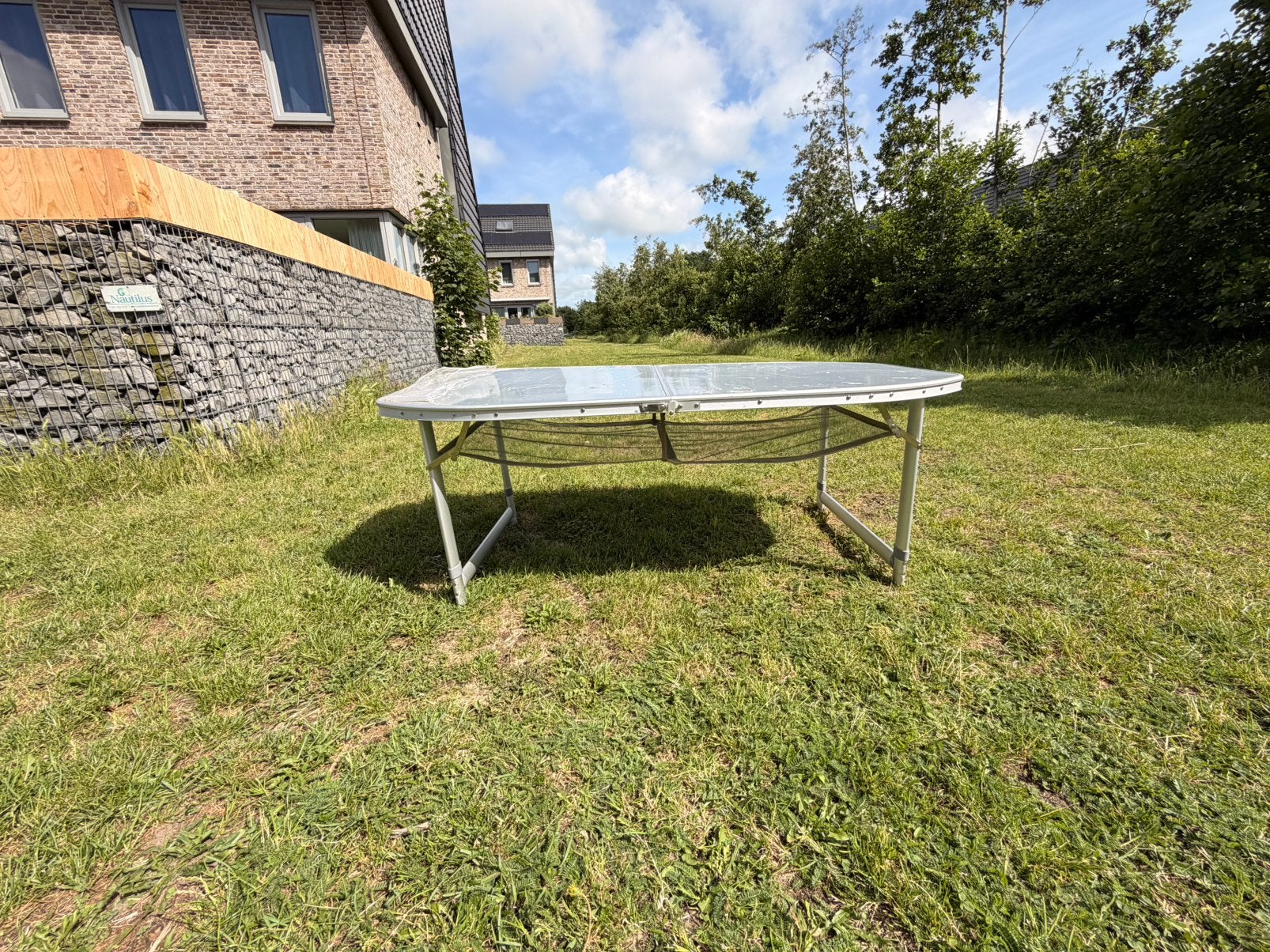 Obelink Cyprus 150 tafel Kampeertafel  in hoogge verstelbaar, Ophalen of Verzenden, Gebruikt, Campingtafel