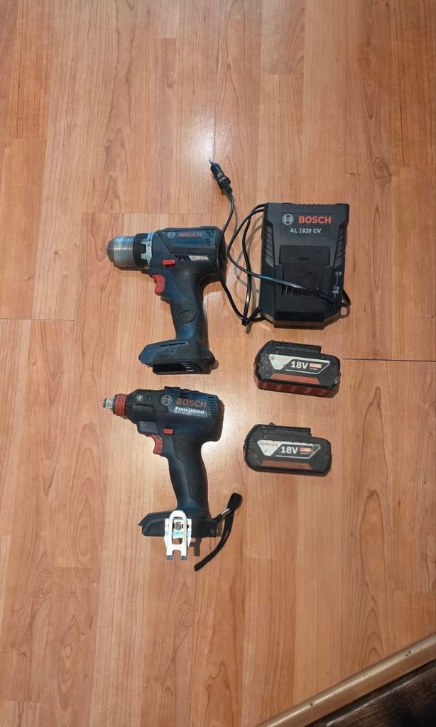 Bosch boormachine en slagschroefmachine, Ophalen, Gebruikt