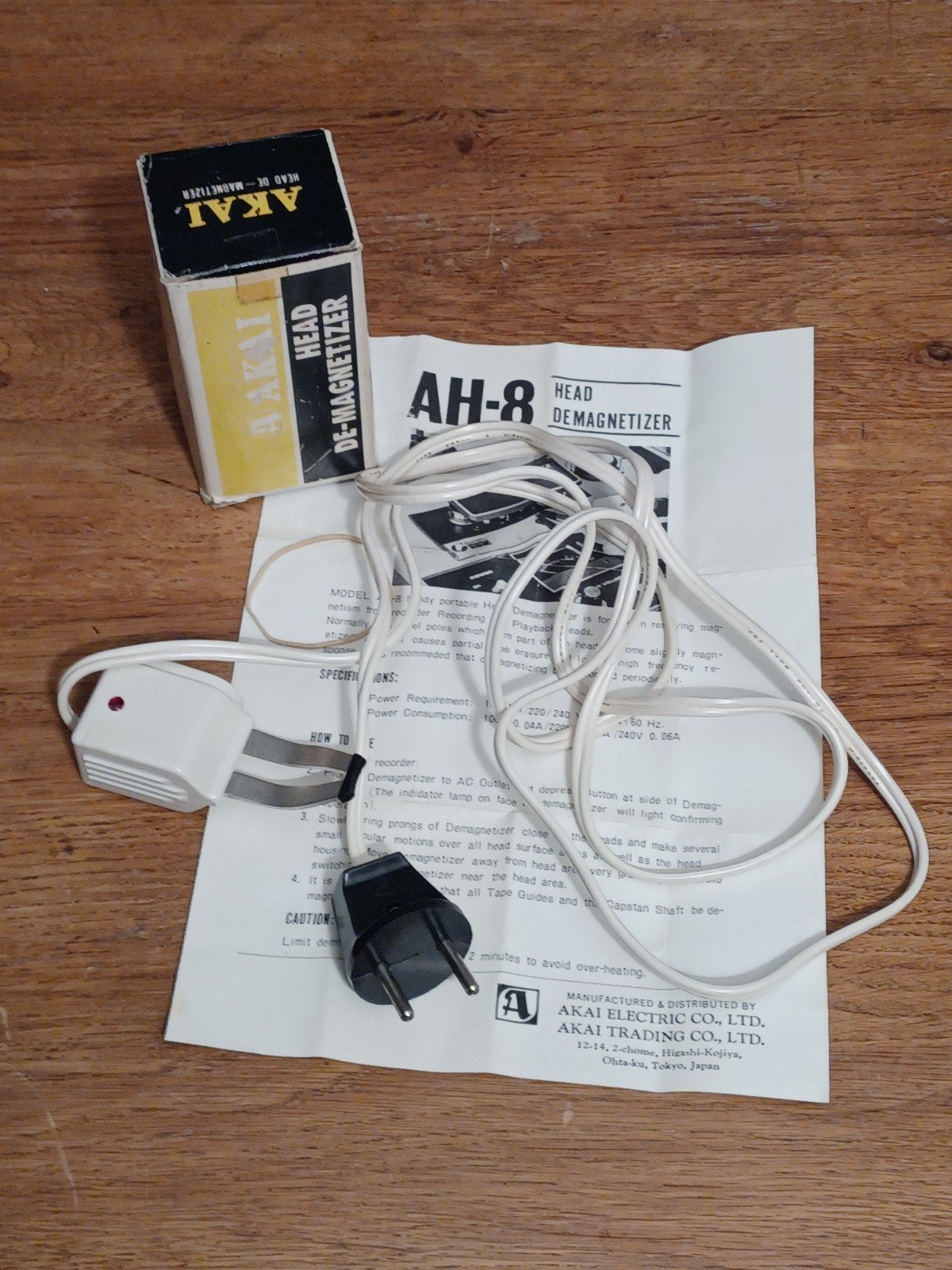 Akai AH-8 Head De-Magnitizer, ZGAN, Ophalen of Verzenden, Akai, Akai, Akai