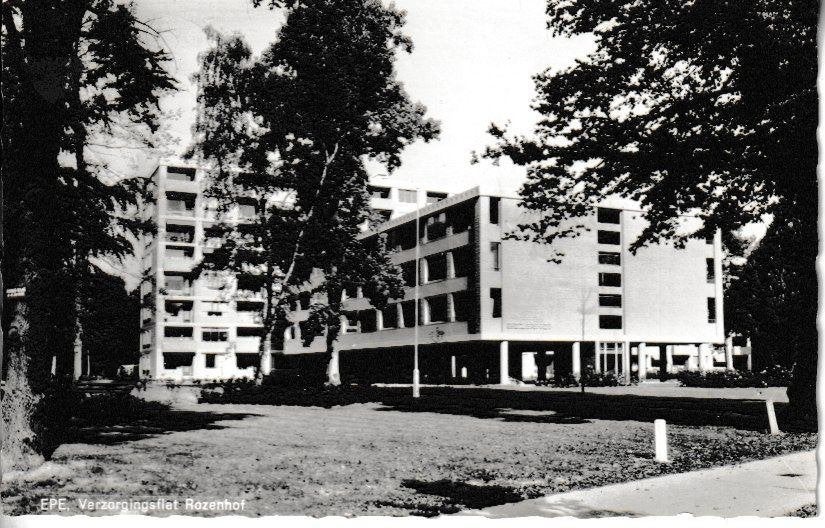 EPE - VERZORGINGSFLAT ROZENHOF, Verzamelen, Ansichtkaarten | Nederland, Gelopen, Gelderland, 1960 tot 1980, Ophalen of Verzenden