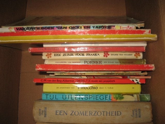 Kinderboeken jaren '60-Poeske, Toverende 2-ling,Kabouterstad, Boeken, Gelezen, Elisabeth van Bergen, Tiny Broekman, Nans van Leeuwen