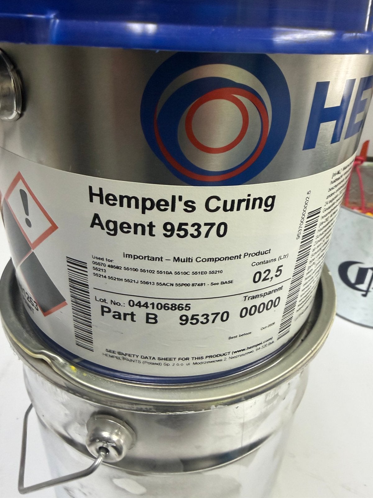 Hempelverf topcoat boot., Blauw, Ophalen of Verzenden, 20 liter of meer, Verf