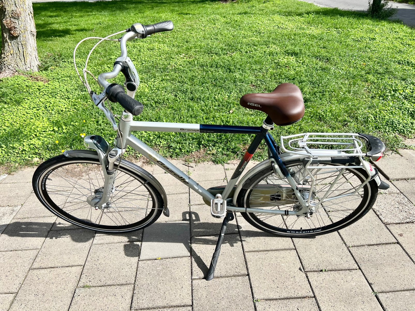 Gazelle Orange herenfiets 8 vers, frame 61 cm, 28 inch, Ophalen, Gebruikt, Versnellingen, 61 tot 65 cm