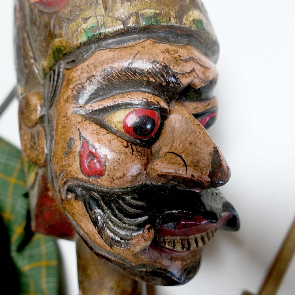 Grote wayang WX5 opknapper Beeld Indonesie pop wajang Indie, Antiek en Kunst, Ophalen of Verzenden