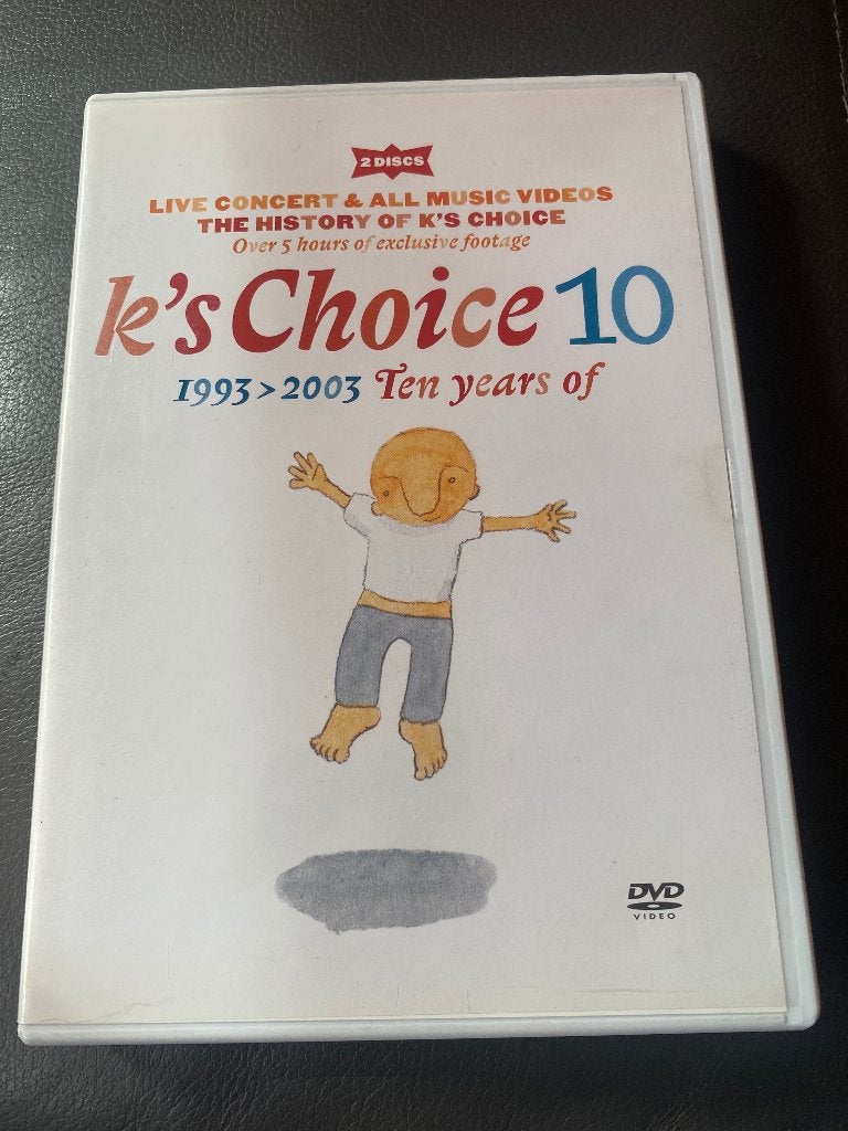 K's Choice 10: 1993-2003 - Live Concert & Music Videos, Engels, Inclusief boekje, Alle leeftijden, Nederlands