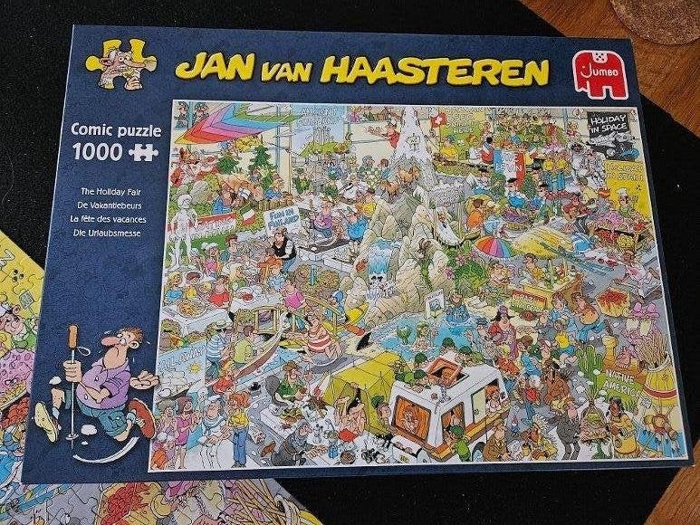 Jan van Haasteren legpuzzel De Vakantiebeurs, Ophalen of Verzenden, 500 t/m 1500 stukjes, Zo goed als nieuw, Legpuzzel