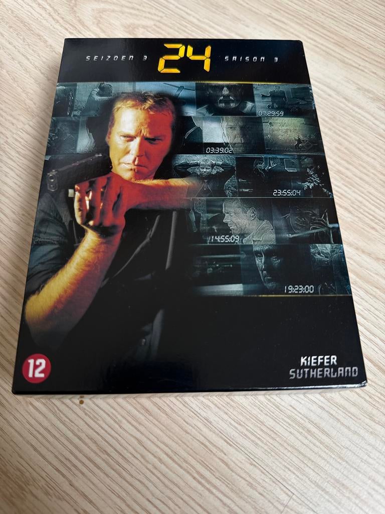 24 Seizoen 3 DVD Boxset - Kiefer Sutherland, Vanaf 12 jaar, Ophalen of Verzenden, Zo goed als nieuw, Actie en Avontuur