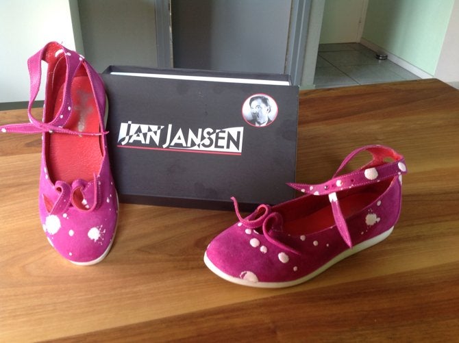 Instapper fuchsia van Jan Jansen, zo goed als nieuw !, Ophalen
