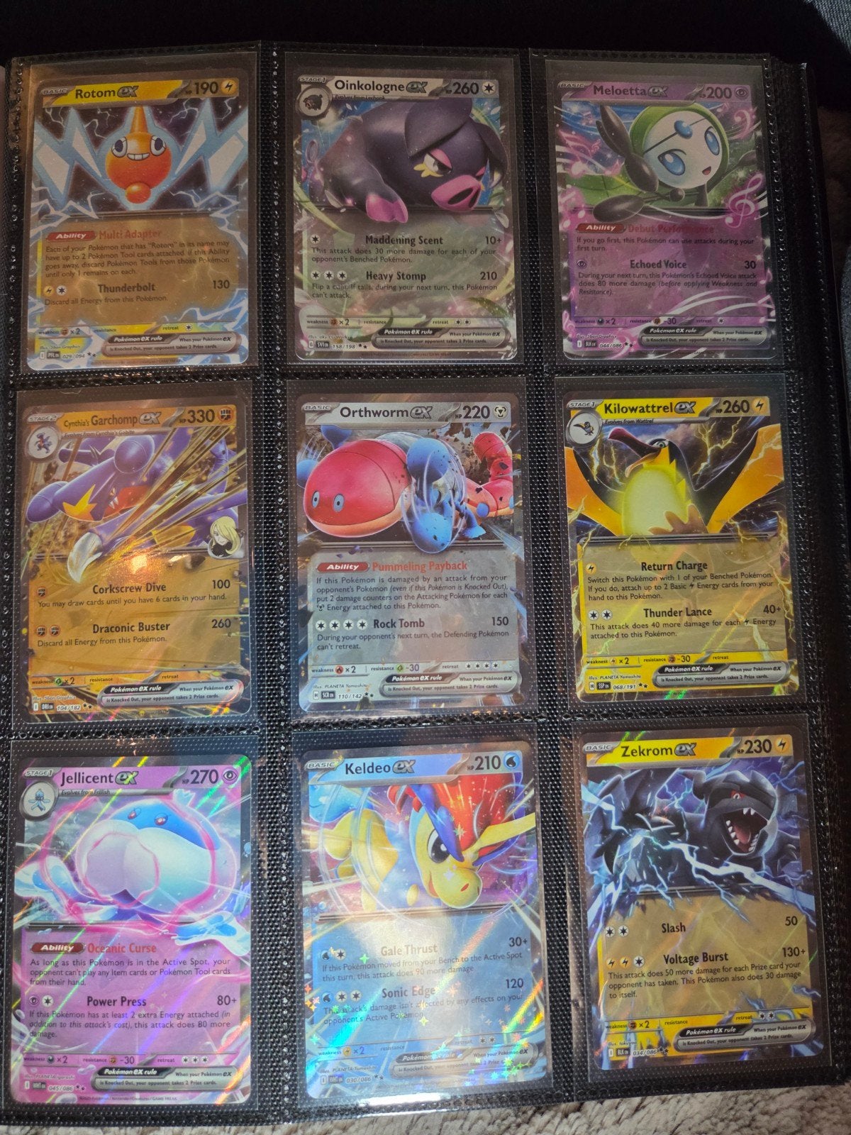 Pokemon EX kaarten uit diverse sets, Ophalen of Verzenden, Zo goed als nieuw, Meerdere kaarten