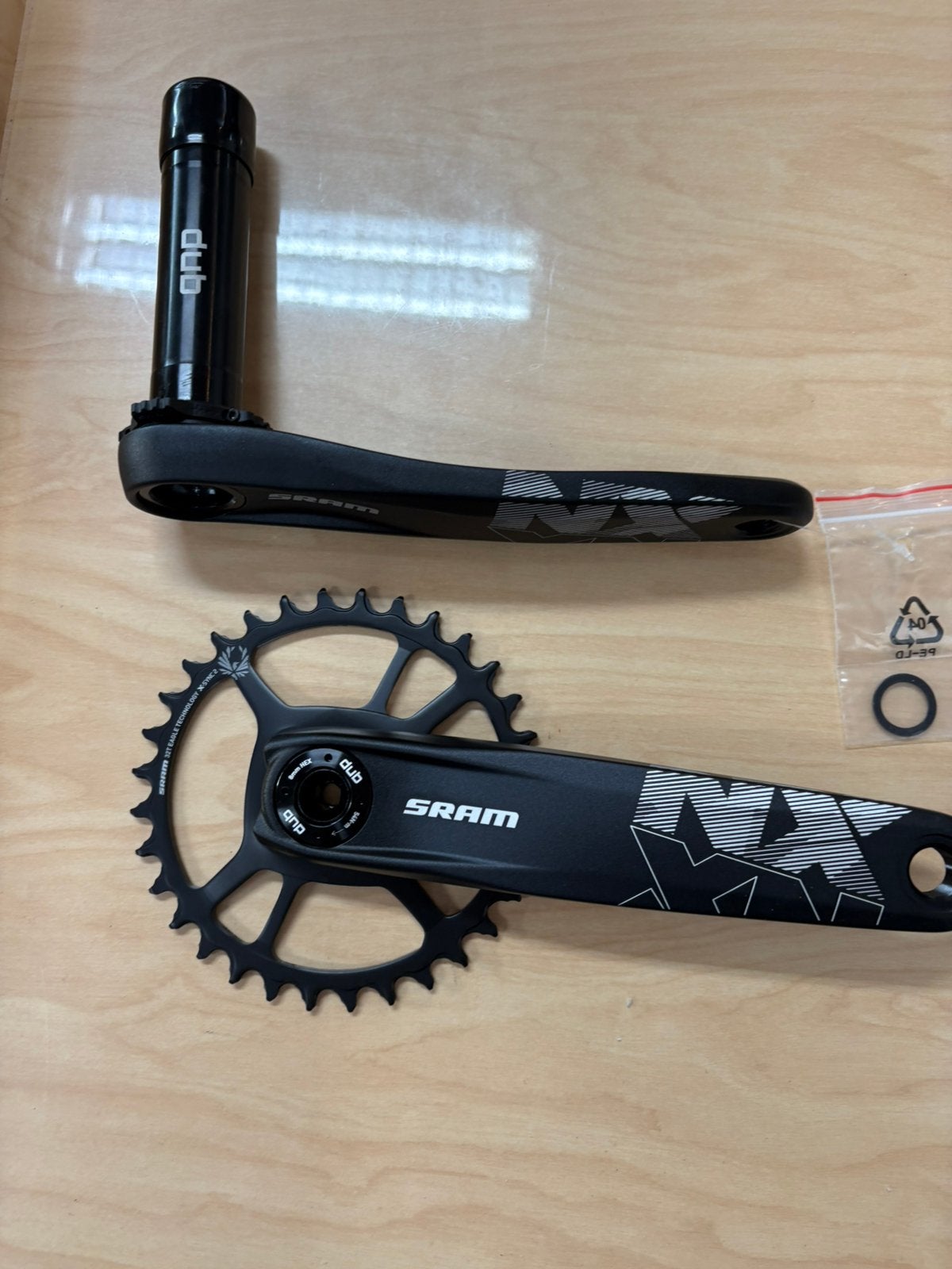 Sram Dub NX crankset 32t Eagle 175L, Crankstel of Pedalen, Nieuw, Ophalen of Verzenden, Aluminium