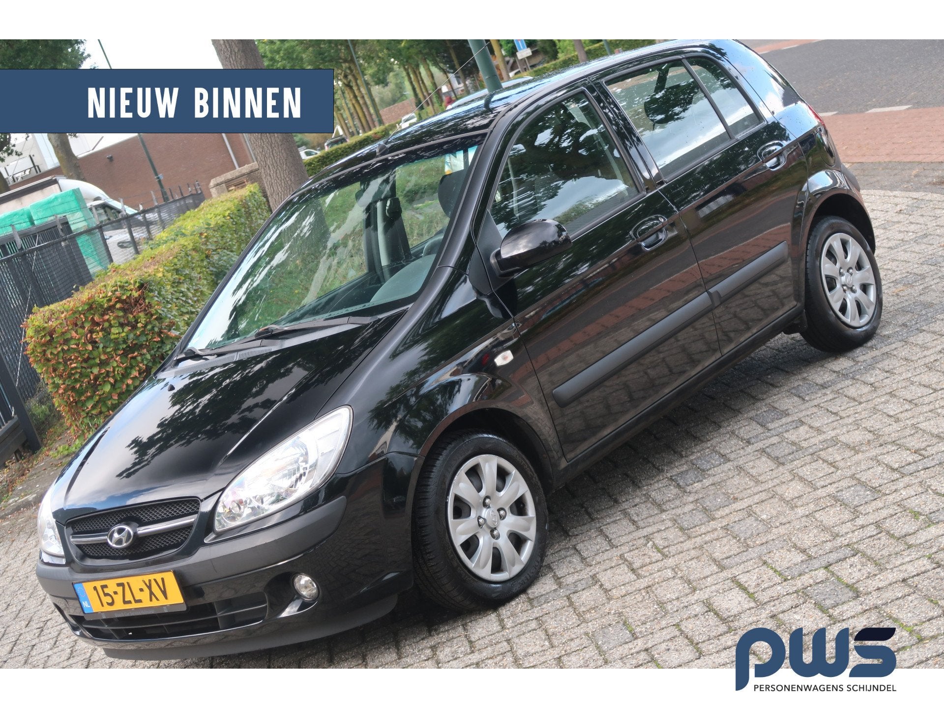 Hyundai Getz 1.4i Active Joy apk 10-2027 / PDC / Elek pakket, Voorwielaandrijving, Zwart, 4 cilinders, Zwart