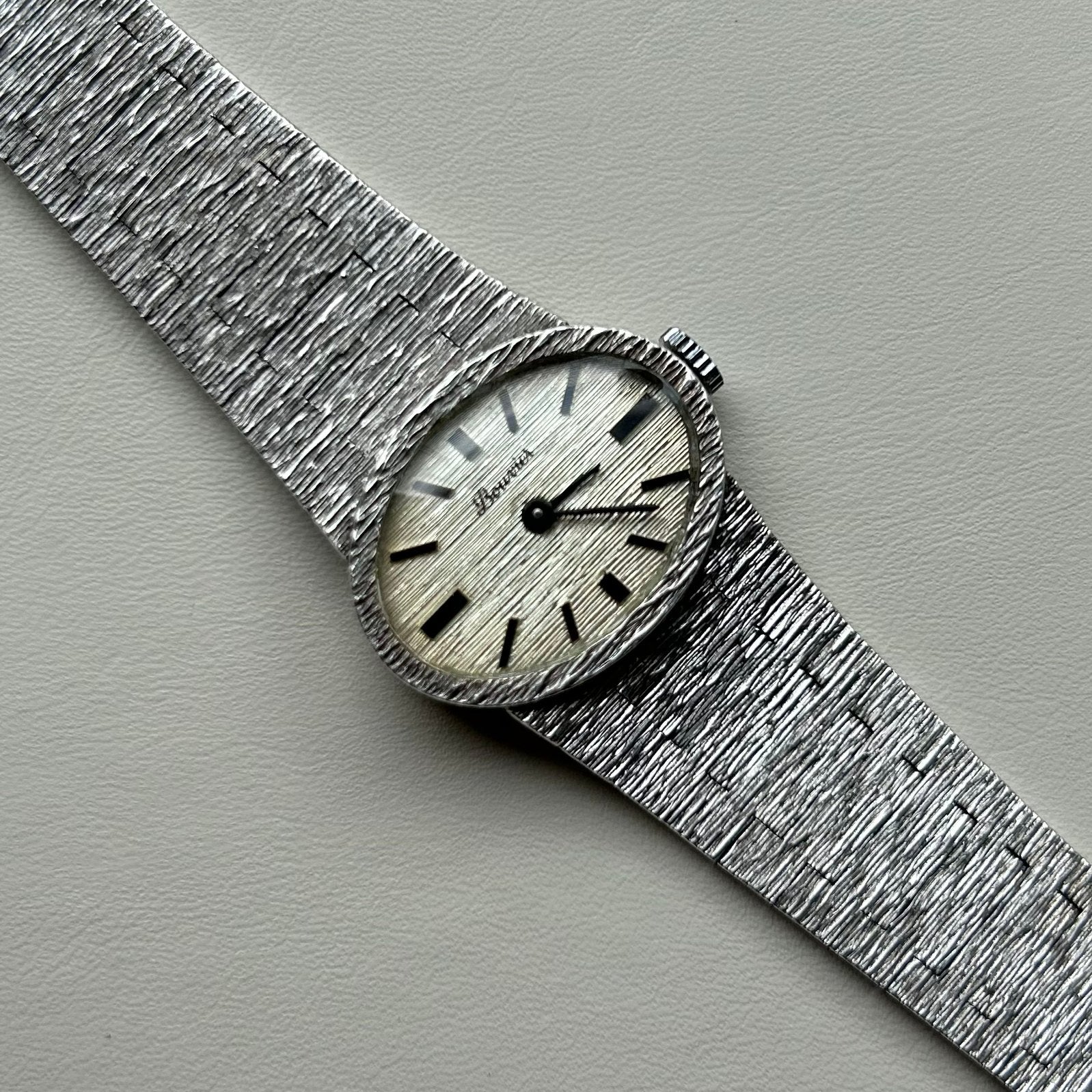 Bouvier Zilver Dames Horloge, Verzenden, Zilver