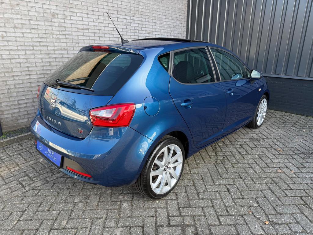 Seat Ibiza 1.2 Tsi / FR - UITVOERING / PANORAMADAK / FULL LE, Voorwielaandrijving, Bluetooth, Gebruikt, Zwart