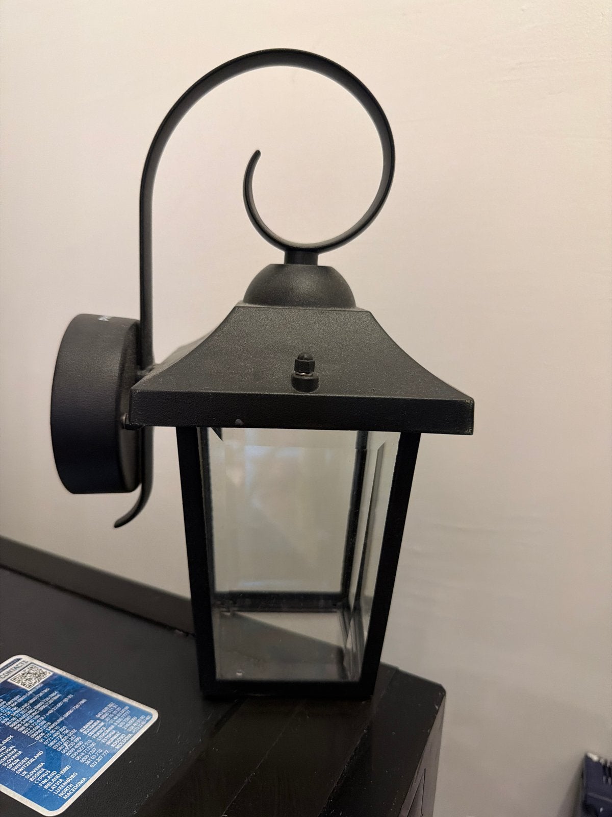 Philips buitenwandlamp - Zwart, zonder doos, Minder dan 50 watt, Wandlamp, Nieuw, Ophalen of Verzenden