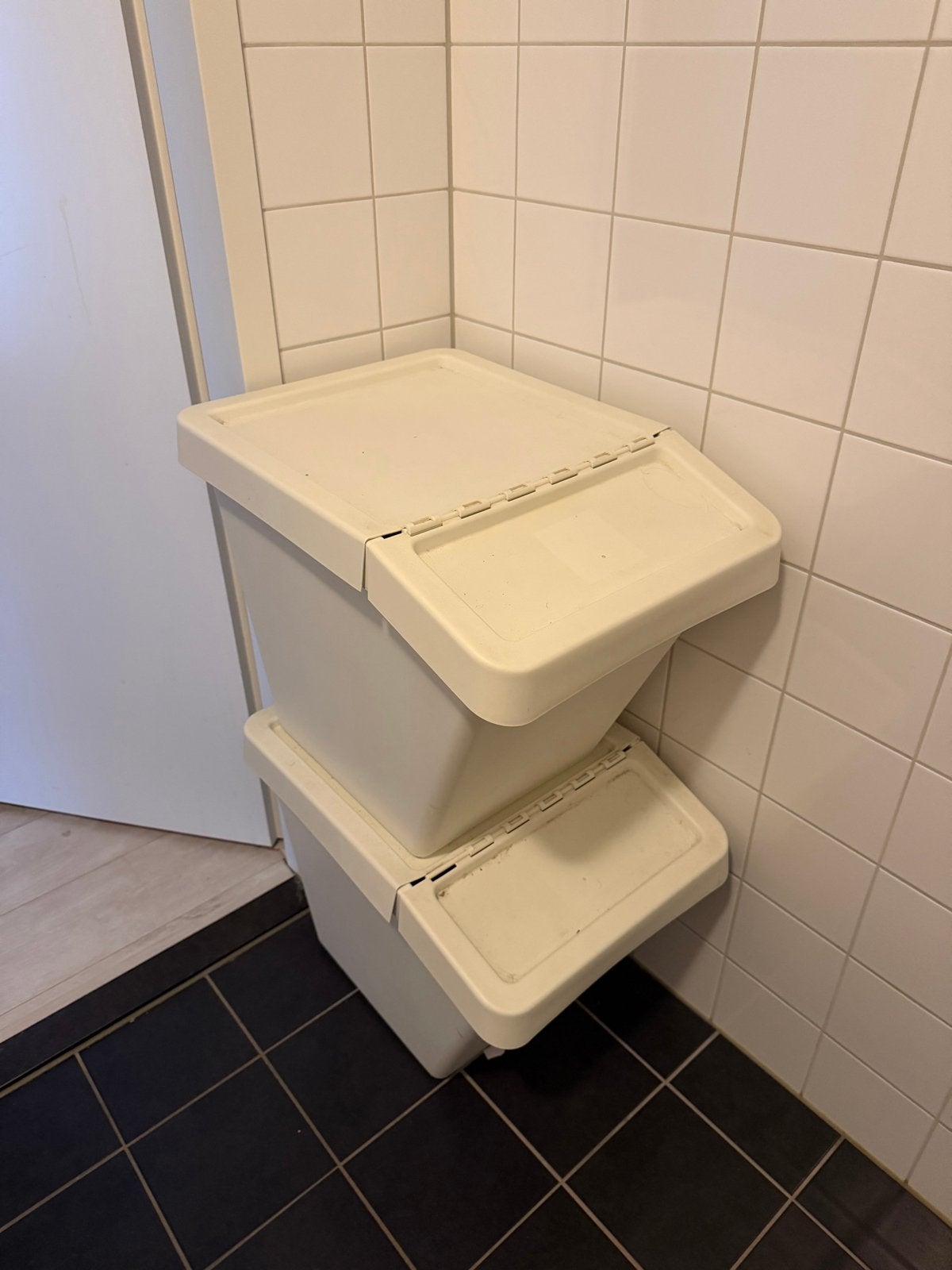 IKEA Sortera afvalbakken - Set van 2, Ophalen, 50 – 75, Kunststof, Gebruikt
