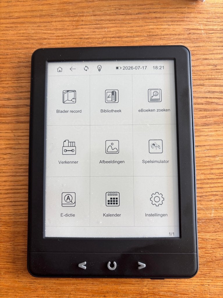 E-reader nieuw, SilverGear, 6 inch of minder, Ophalen of Verzenden, Zo goed als nieuw