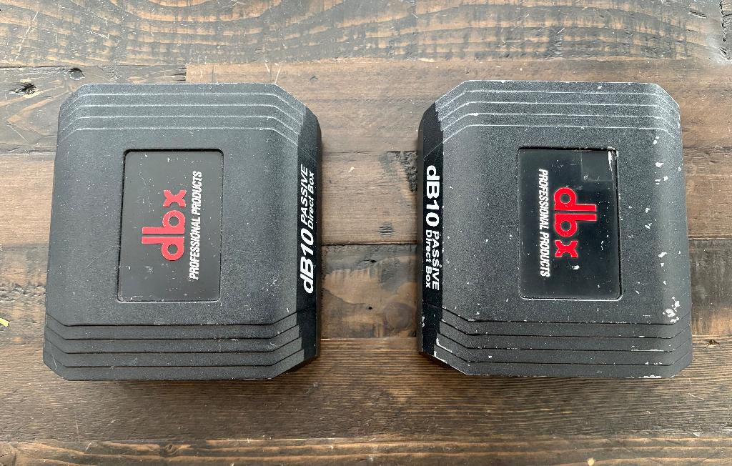 DBX dB10 Passive direct box (2 stuks), Ophalen of Verzenden, Gebruikt, Audio