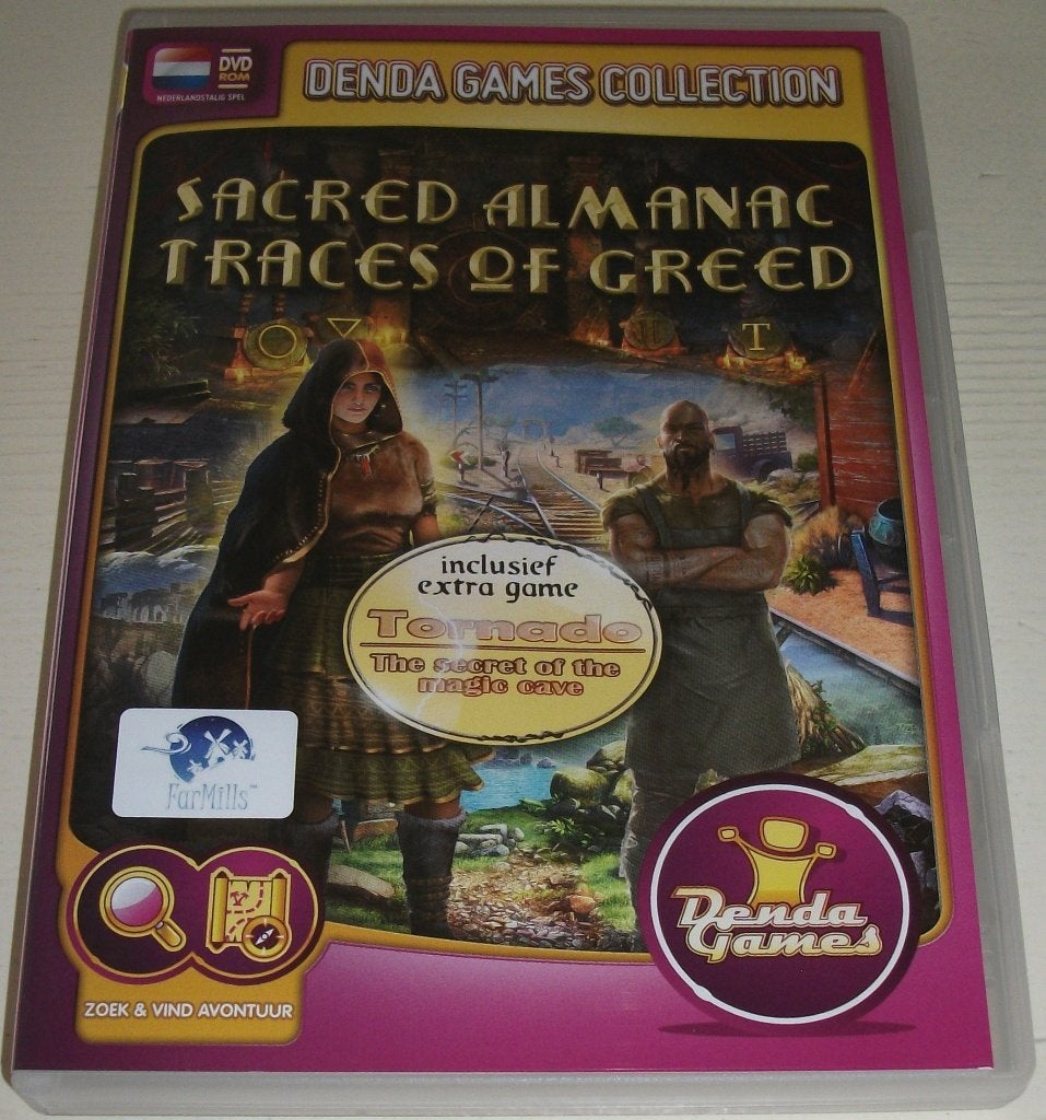 PC Game *** SACRED ALMANAC *** Traces of Greed, Puzzel en Educatief, 1 speler, Ophalen of Verzenden, Zo goed als nieuw