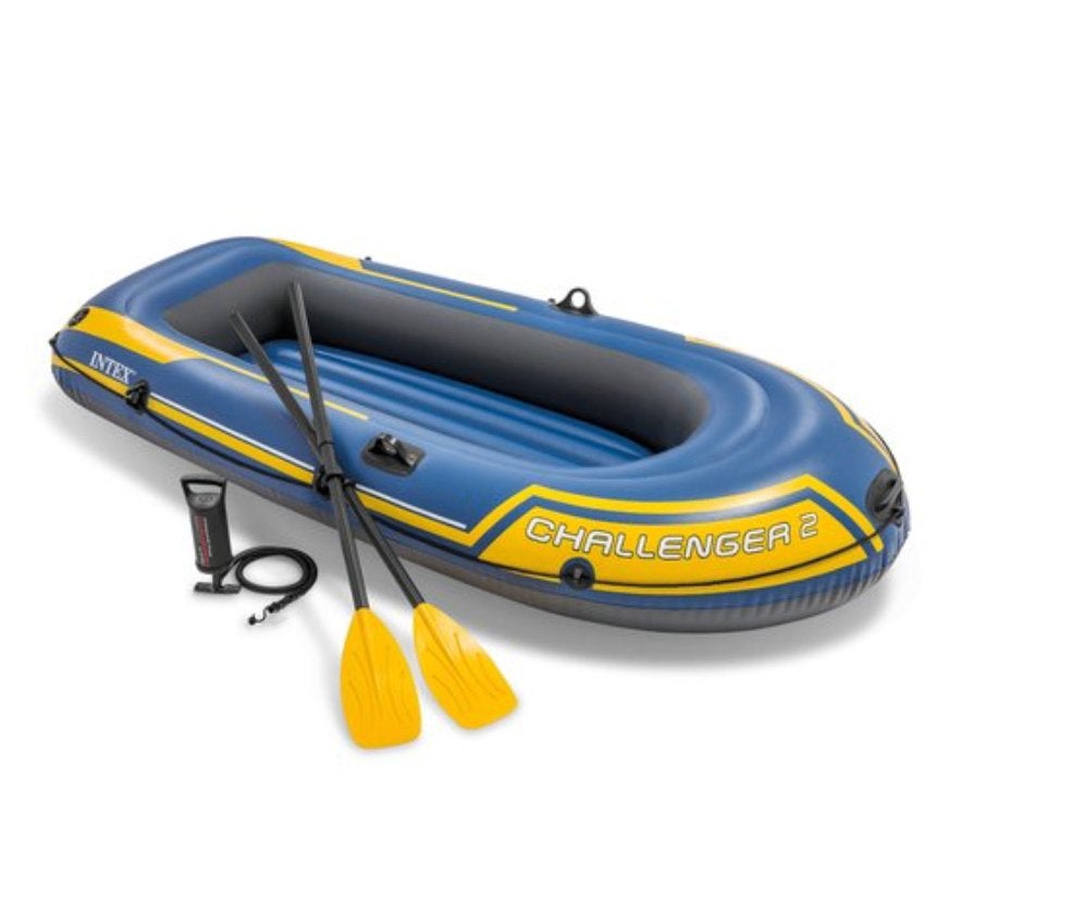 Intex Challenger 2 Inflatable Boat / Dinghy, Ophalen, Opblaasbaar, Zo goed als nieuw, 2-persoons