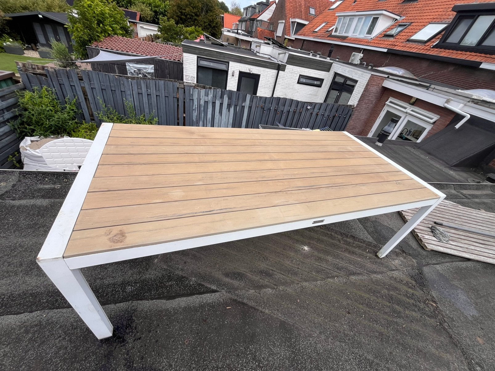 Gratis af te halen - Tuintafel, Ophalen, Gebruikt, Rechthoekig