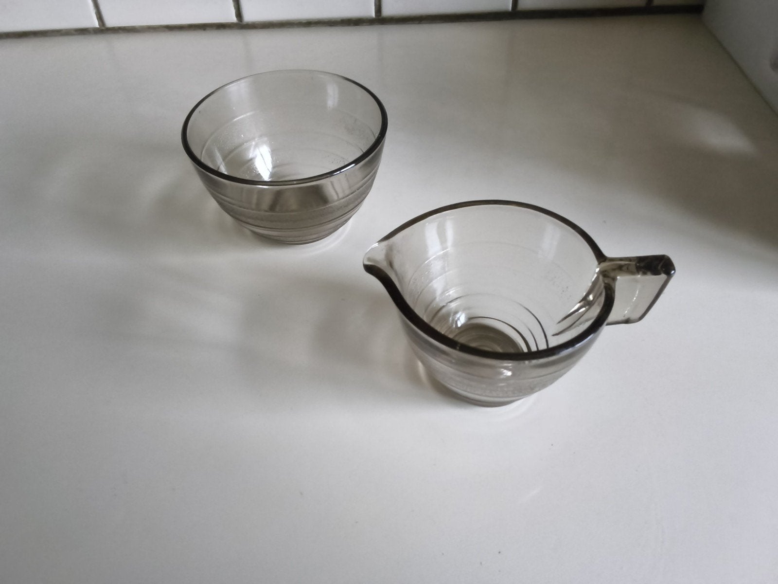 copier roomstel rookglas, Antiek en Kunst, Ophalen of Verzenden