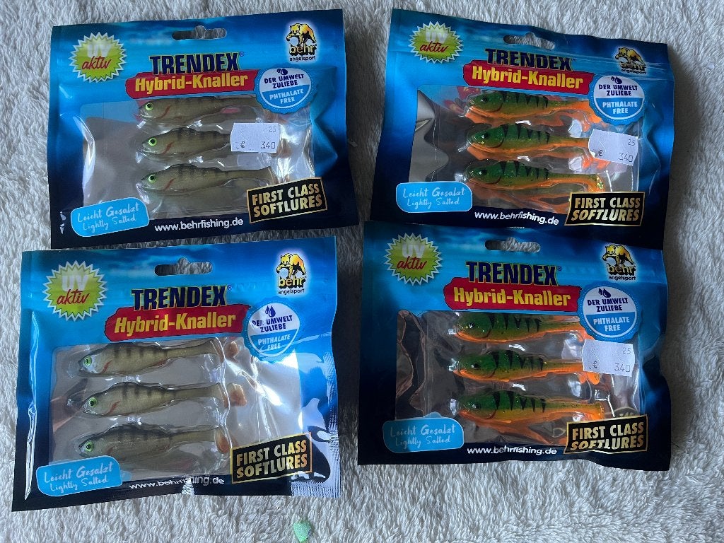 adv 186 / NIEUW set 4 pakjes shads BEHR, Ophalen of Verzenden, Nieuw, Overige typen