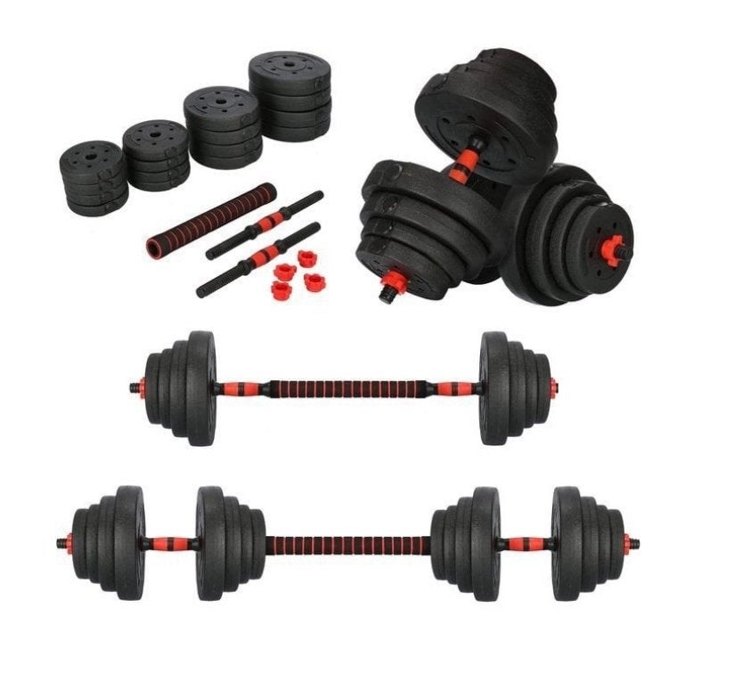 40kg Dumbbell set - adjustable dumbbells - 2-in-1, Ophalen of Verzenden, Zo goed als nieuw, Dumbbell