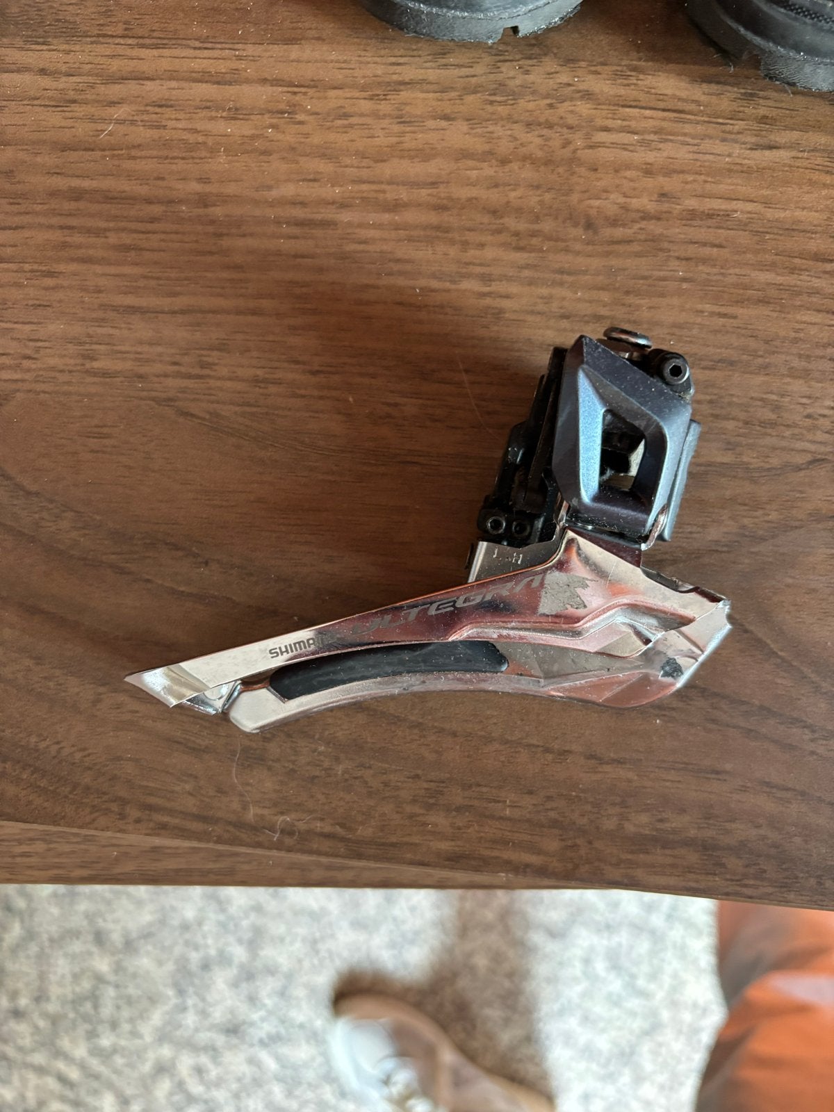 Shimano Ultegra R8000 Voorderailleur 11-speed, Ophalen of Verzenden, Gebruikt, Racefiets, Derailleur of Ketting