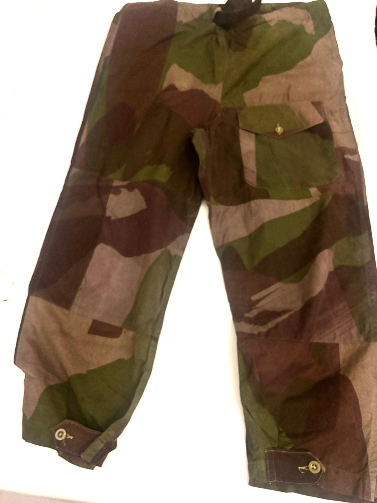 Originele Engelse WWII camo windproof broek, Ophalen, Landmacht, Engeland, Kleding of Schoenen
