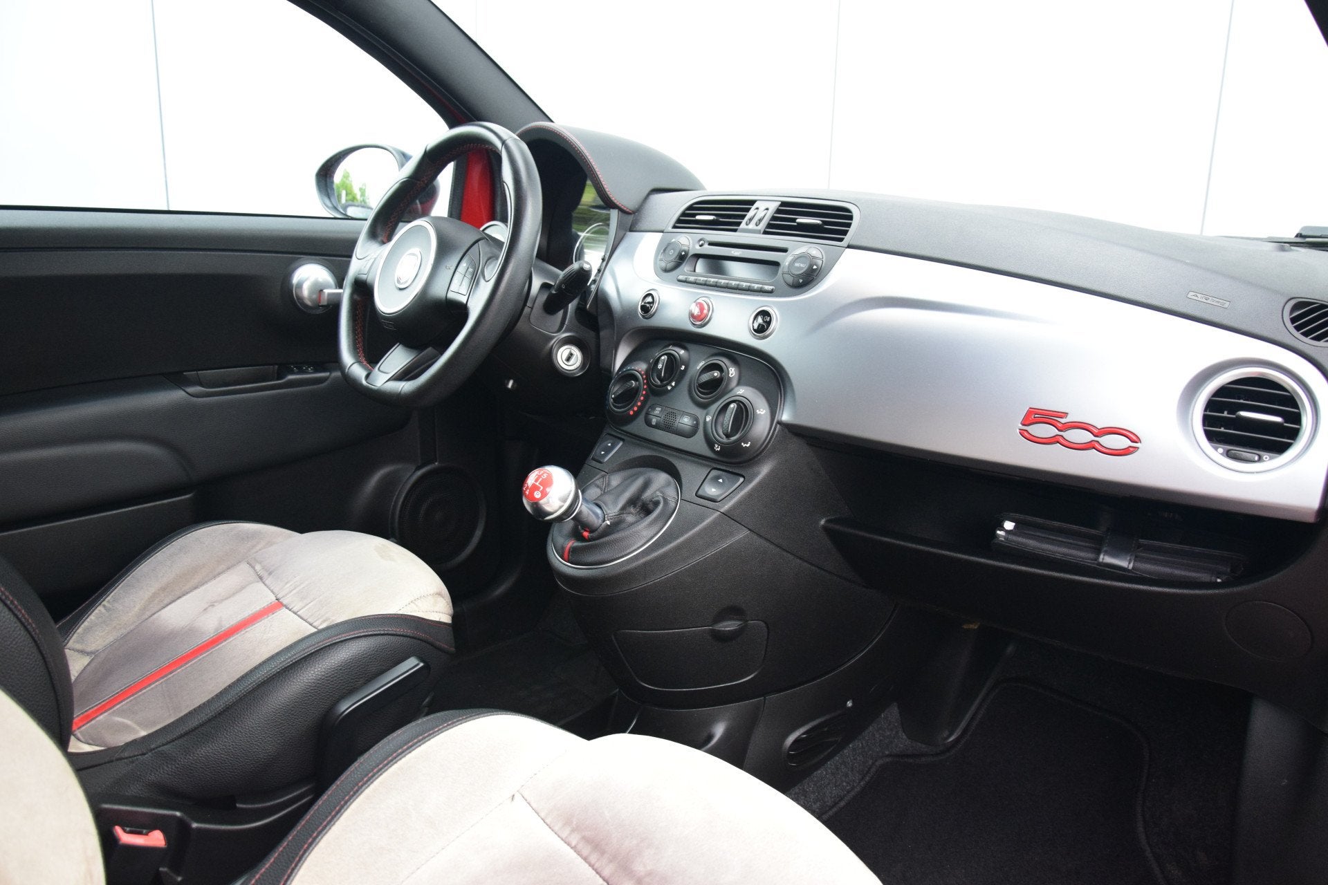 Fiat 500 0.9 TwinAir Plus Sport Kit Abarth Priv/Glass Sports, Auto's, Fiat, Voorwielaandrijving, Euro 5, 86 pk, Gebruikt