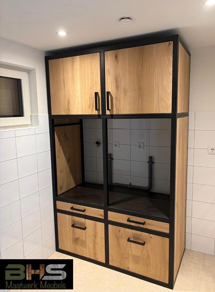 Wasmachinekast Krabbendijke - volledig naar wens leverbaar!, Huis en Inrichting, BHS Maatwerk Meubels, Info@bhs-maatwerkmeubels.nl