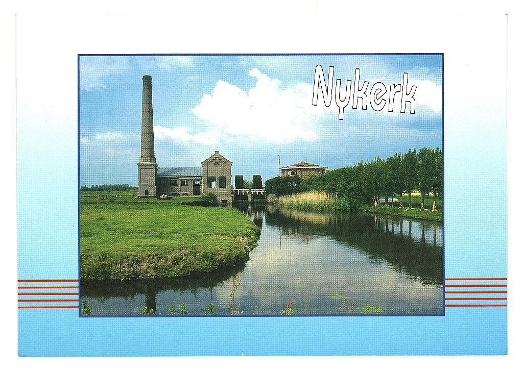 37470 Nijkerk Gld 80+ Stoomgemaal _Gelopen met mooie zegel