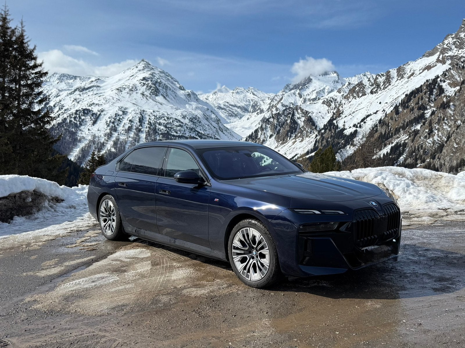 BMW Velgen met Winterbanden 7 Serie G70 i7 G70 X3 G45 20", Ophalen, Gebruikt, 285 mm, Banden en Velgen
