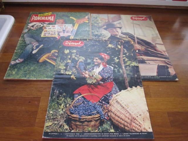 2x De Spiegel,1x panorama,8x Music maker., Ophalen of Verzenden, 1940 tot 1960, Nederland, Tijdschrift