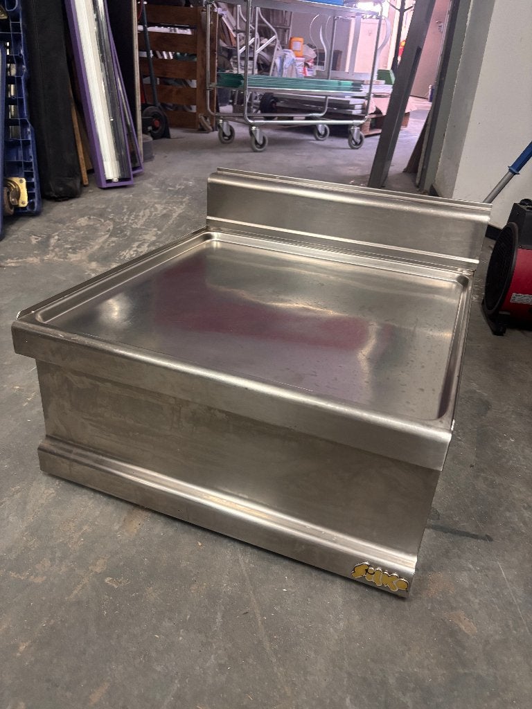 Neutraal RVS opzet werktafel, Ophalen, 50 tot 100 cm, Vierkant, 50 tot 100 cm