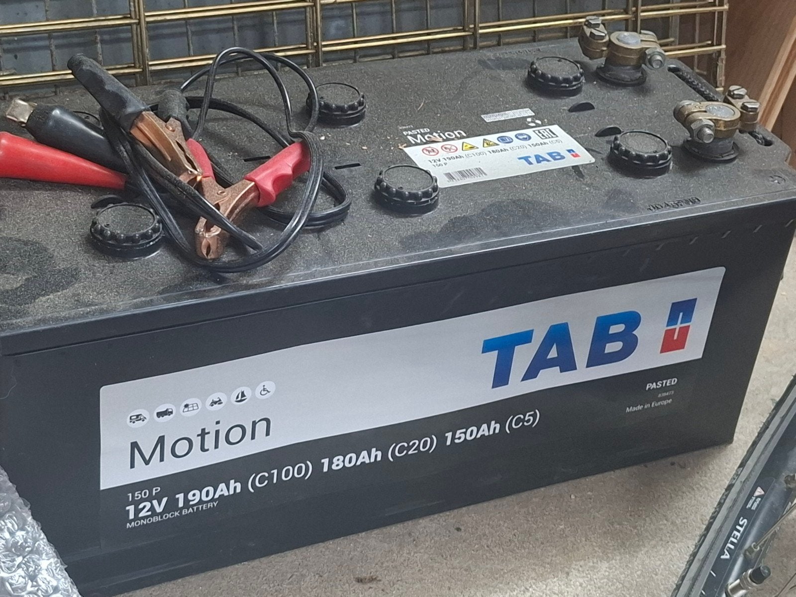 TAB Motion Monoblock Accu 12V 190Ah (C100), Ophalen