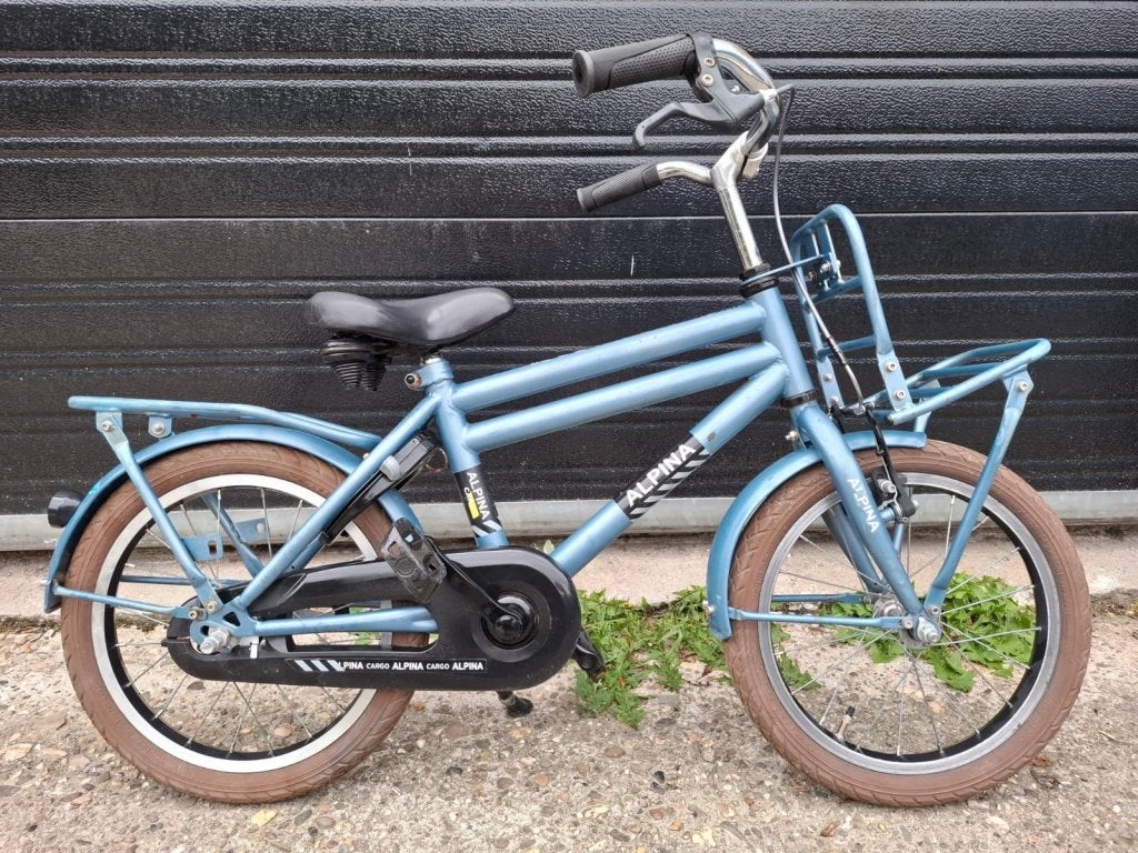Alpina cargo 16 inch jongensfiets, Terugtraprem, 16 tot 20 inch, Alpina, Niet ingevuld
