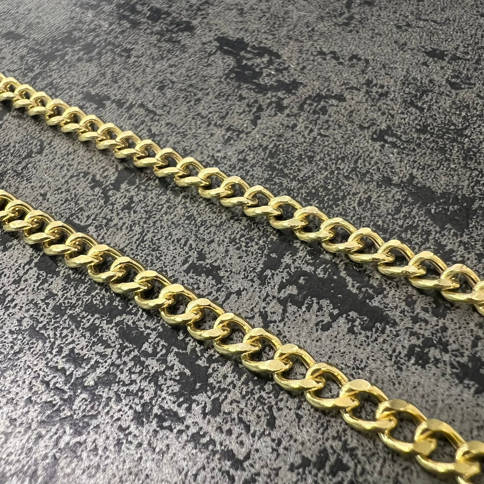 18k gouden ketting cuban schakel italy, Sieraden, Tassen en Uiterlijk, Kettingen, Ophalen of Verzenden, Nieuw, Goud